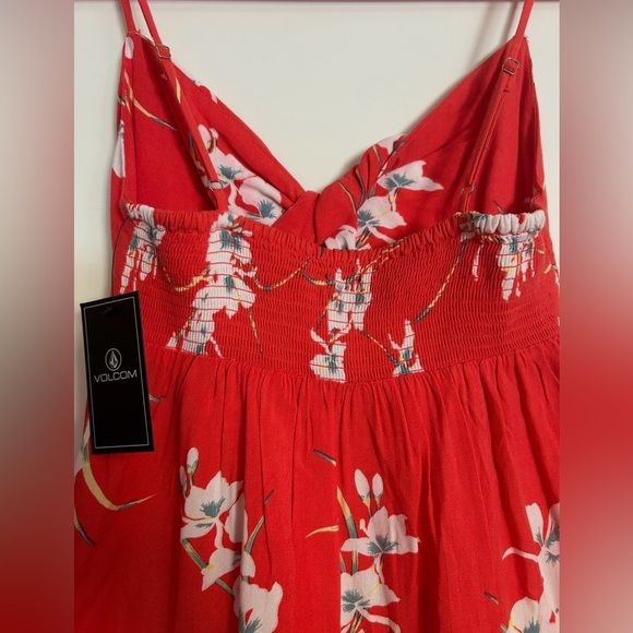 Volcom Red Floral Dress - Picture 8 of 10